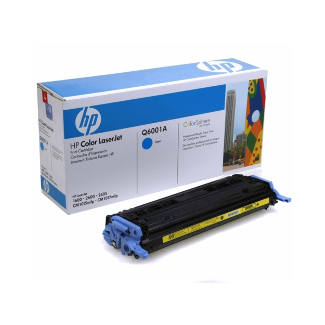 Оригинальный картридж HP Q6001A Cyan