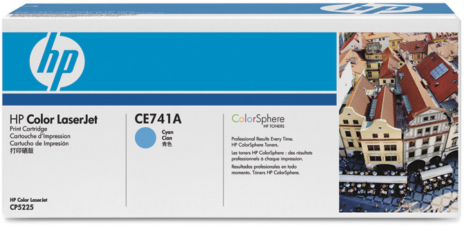 Заправка картриджа HP CE741A