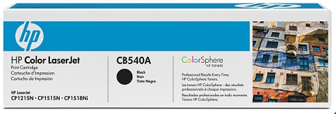Заправка картриджа HP CB540A